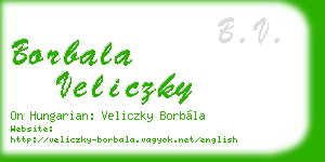 borbala veliczky business card